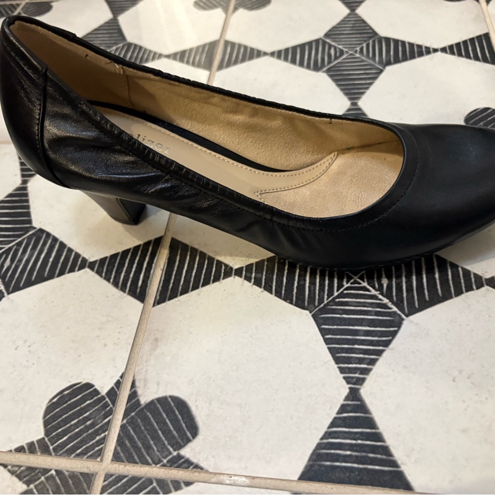 Naturalizer N5 Stargaze Black Heeled Shoes